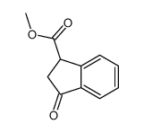 甲基 3-氧代-2,3-二氢-1H-茚-1-羧酸结构式