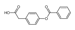 (4-benzoyloxy-phenyl)-acetic acid Structure