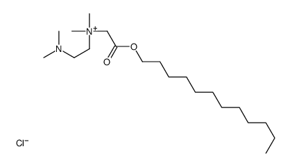 2-(dimethylamino)ethyl-(2-dodecoxy-2-oxoethyl)-dimethylazanium,chloride结构式