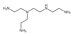 N1,N1,N2-tris(2-aminoethyl)ethane-1,2-diamine结构式