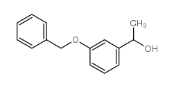 α-甲基-(3-苄氧基)苄醇结构式