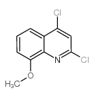 2,4-二氯-8-甲氧基喹啉结构式