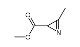 methyl 3-methyl-2H-azirine-2-carboxylate结构式