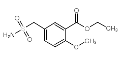 2-甲氧基-5-磺酰胺基苯甲酸乙酯结构式