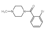 1-(2-溴苯基)羰基-4-甲基哌嗪结构式