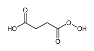 4-hydroperoxy-4-oxobutanoic acid结构式