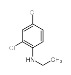 2,4-二氯-N-乙基苯胺结构式