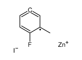 (4-Fluoro-3-methylphenyl)(iodo)zinc Structure