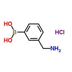 3-Aminomethylphenylboronic acid hydrochloride structure