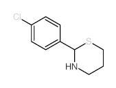 2H-1,3-Thiazine,2-(4-chlorophenyl)tetrahydro-结构式