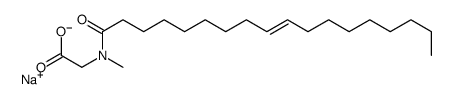 N-甲基-N-(9-十八酸酰基)甘氨酸结构式