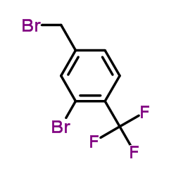 2-溴-4-(溴甲基)-1-(三氟甲基)苯结构式