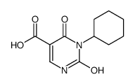 3-cyclohexyl-2,4-dioxo-1H-pyrimidine-5-carboxylic acid Structure