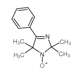 4-phenyl-2,2,5,5-tetramethyl-3-imidazolin-1-yloxy Structure