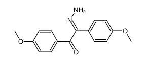 4,4'-dimethoxylbenzil monohydrazone Structure