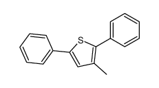 3-methyl-2,5-diphenylthiophene Structure