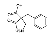 aminomethyl-benzyl-malonic acid Structure