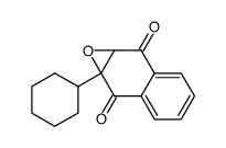 1a-cyclohexyl-1a,7a-dihydronaphth[2,3b]oxirene-2,7-dione Structure