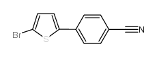 4-(5-bromothiophen-2-yl)benzonitrile Structure