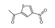 1-(4-硝基-2-噻吩)-乙酮结构式