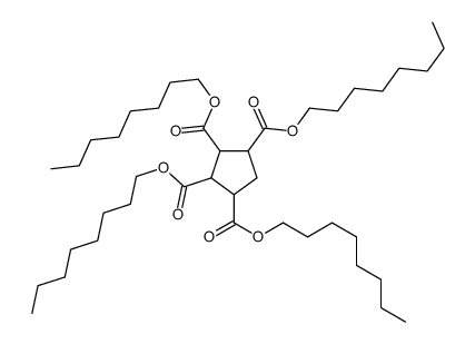 tetraoctyl cyclopentane-1,2,3,4-tetracarboxylate Structure