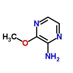 2-氨基-3-甲氧基吡嗪结构式