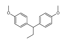 1-methoxy-4-[1-(4-methoxyphenyl)propyl]benzene结构式