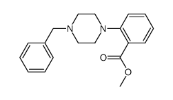 methyl 2-[4-benzylpiperazinyl]benzoate结构式