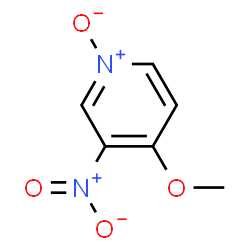 Pyridine, 4-methoxy-3-nitro-, 1-oxide (9CI) Structure