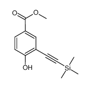 methyl 4-hydroxy-3-[(trimethylsilyl)ethynyl]benzoate结构式