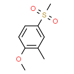 1-Methoxy-2-methyl-4-(methylsulfonyl)benzene Structure
