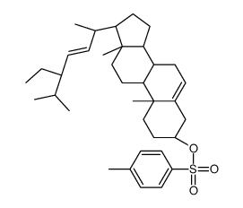 (3β,22E)-Stigmasta-5,22-dien-3-yl 4-methylbenzenesulfonate Structure