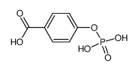 4-(phosphonooxy)benzoic acid结构式