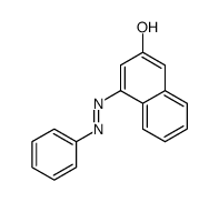 4-phenyldiazenylnaphthalen-2-ol结构式