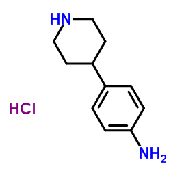 4-(4-氨基苯基)-哌啶盐酸盐结构式