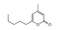 2H-Pyran-2-one, 4-methyl-6-pentyl-结构式