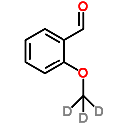 邻甲氧基苯甲醛-D3结构式