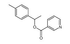 1-(4-methylphenyl)ethyl pyridine-3-carboxylate Structure