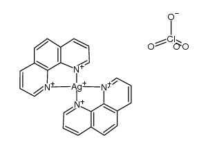 [Ag(1,10-phenanthroline)2](ClO4)结构式