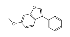 6-methoxy-3-phenyl-1-benzofuran Structure
