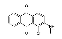 1-chloro-2-(methylamino)anthracene-9,10-dione Structure