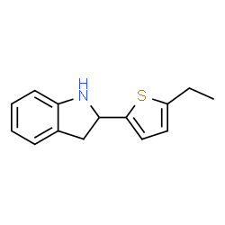 1H-Indole,2-(5-ethyl-2-thienyl)-2,3-dihydro-(9CI) Structure