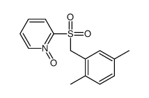 2-[(2,5-dimethylphenyl)methylsulfonyl]-1-oxidopyridin-1-ium Structure