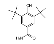 3,5-Di-tert-butyl-4-hydroxybenzamide Structure