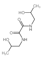 N,N-bis(2-hydroxypropyl)oxamide Structure