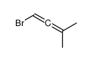 1-bromo-3-methylbuta-1,2-diene结构式