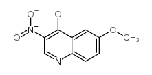 6-甲氧基-3-硝基喹啉-4-醇结构式
