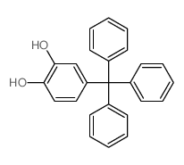 4-tritylbenzene-1,2-diol Structure