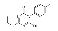 6-ethoxy-3-(4-methylphenyl)-1H-1,3,5-triazine-2,4-dione结构式