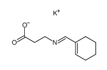 Potassium; 3-{[1-cyclohex-1-enyl-meth-(E)-ylidene]-amino}-propionate Structure